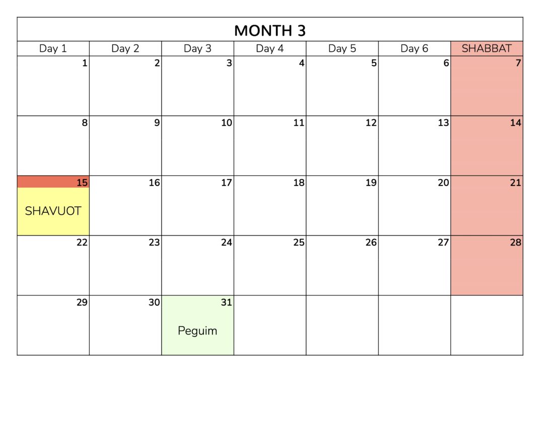 Full Calendar Monthly Breakdown Zadok Way